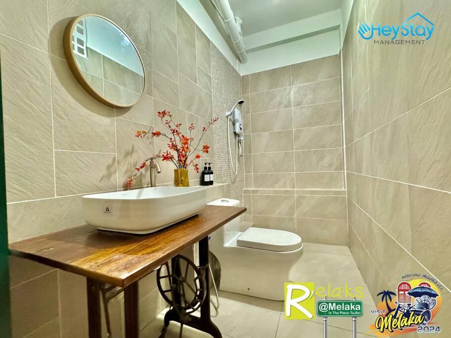 Heritage House 16Pax Riverview 3 Mins Walkjonker Villa Malacca Buitenkant foto