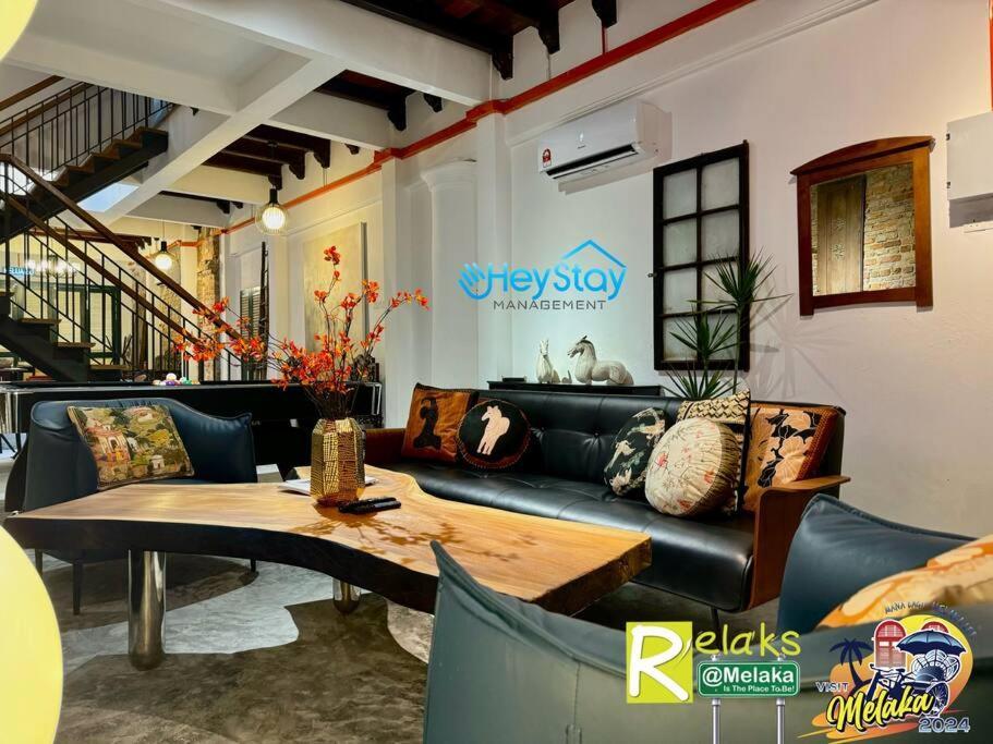 Heritage House 16Pax Riverview 3 Mins Walkjonker Villa Malacca Buitenkant foto